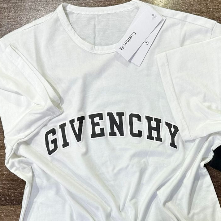 GIVENCHY TEES CREW NECK ULTRA STRETCHABLE FABRIC White Small