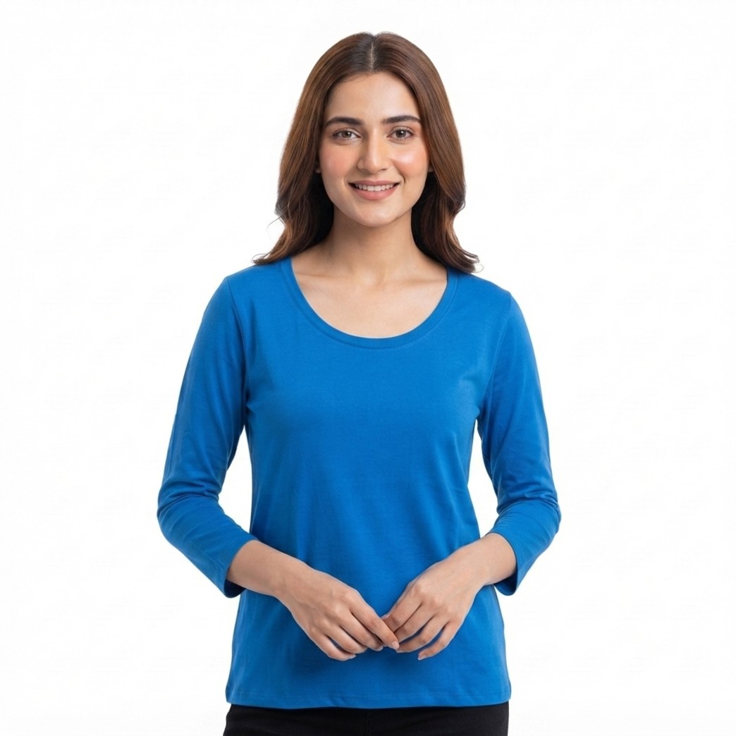 Almas Royal Blue Crewneck Tee
